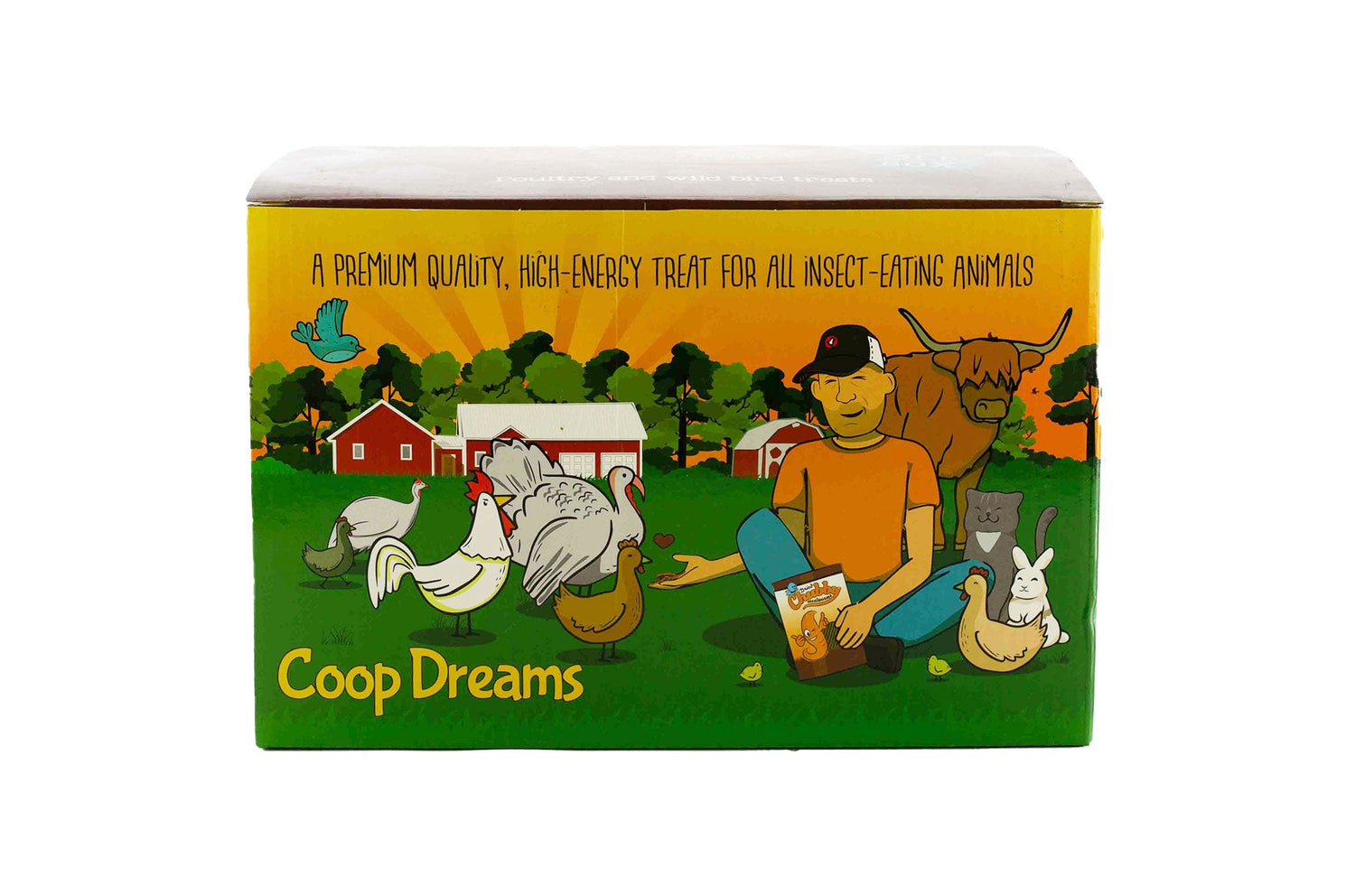 3 lb Gusanos de la harina secos Chubby – Edición limitada Coop Dreams 2025