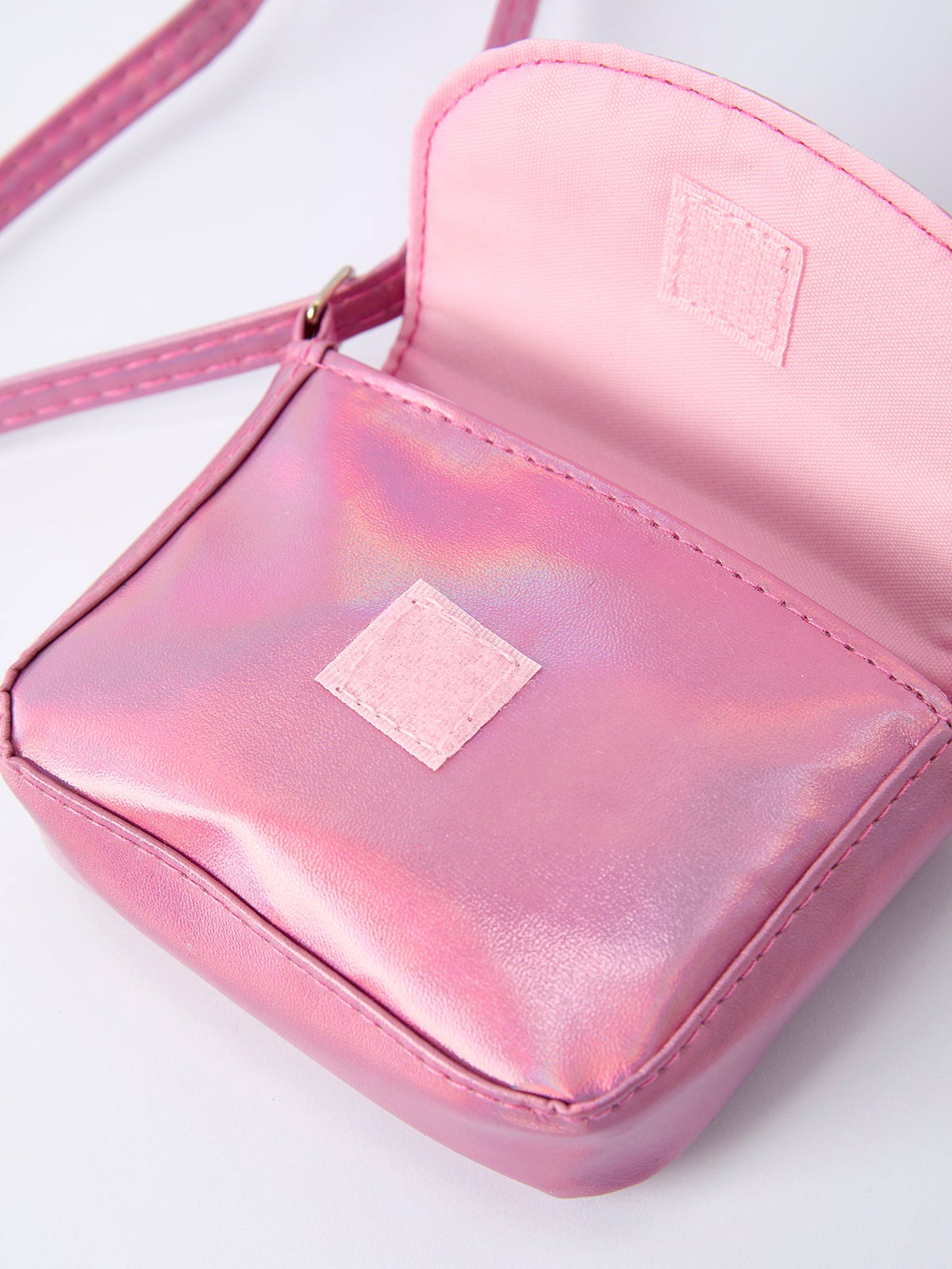 Bolso bandolera rosa con orejas de conejo de primavera para niña