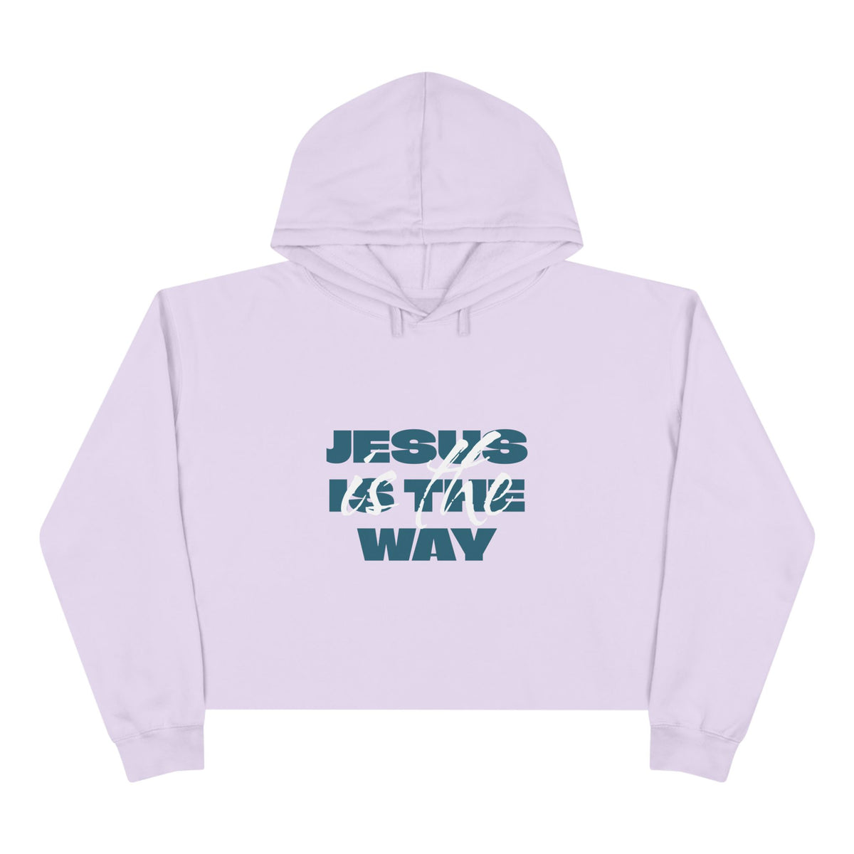 Crop Hoodie — Jesus Is the Way