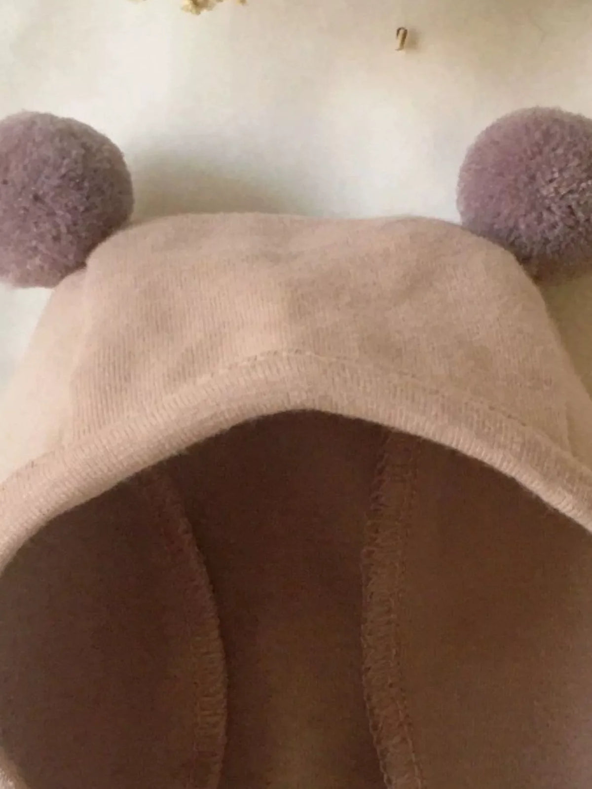 Children's Bear Pom-Pom Hat