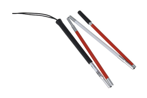 Bastón plegable para ciegos - Bastón reflectante ligero de 42 pulgadas
