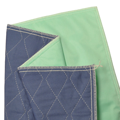 Blue Jay Reusable Absorbent Chair Pad 18" x 24" Navy Blue (2-Pack)