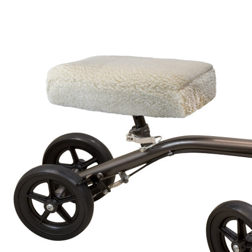 Blue Jay SOFT n PLUSH Knee Scooter Pad - Sheepskin Comfort Knee Rest - 15 x 7.5
