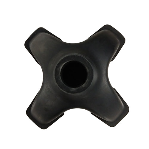 Punta de bastón de pie - Base cuádruple - 3/4 de pulgada - Tracción y estabilidad mejoradas 