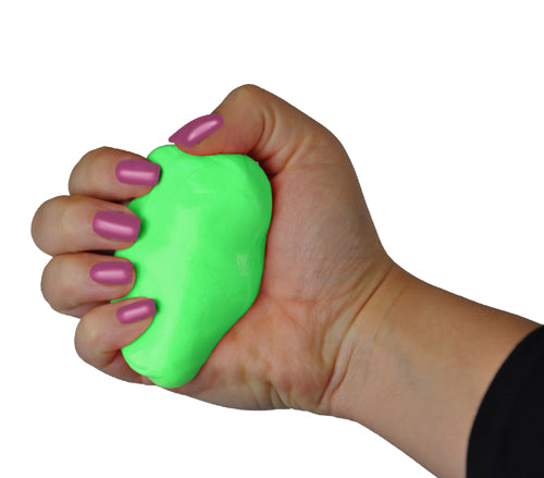 Squeeze 4 Strength 6 oz Hand Therapy Putty - Green Medium Resistance - for Hand Strengthening & Rehab