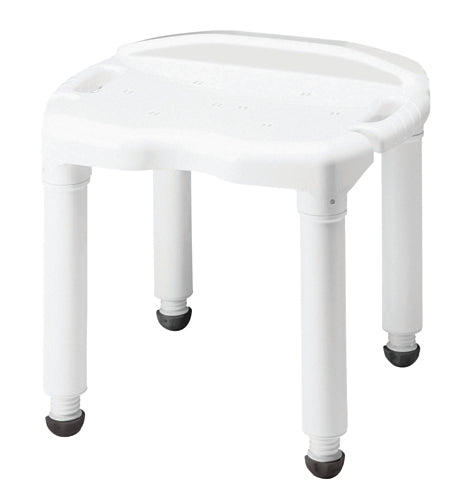 Carex Bath Bench Composite, No-Rust, 400 lb Capacity - Tool-Free Assembly