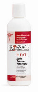 Aceite de masaje con efecto calor Prossage - Botella de 8 oz - Alivio natural del dolor para la liberación miofascial y de tejido profundo 