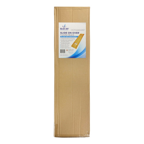 Tabla de transferencia de 600 lb con dos cortes para las manos - Tabla deslizante de madera dura de 10 x 32 pulgadas 