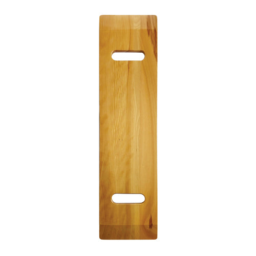 Tabla de transferencia de 600 lb con dos cortes para las manos - Tabla deslizante de madera dura de 10 x 32 pulgadas 