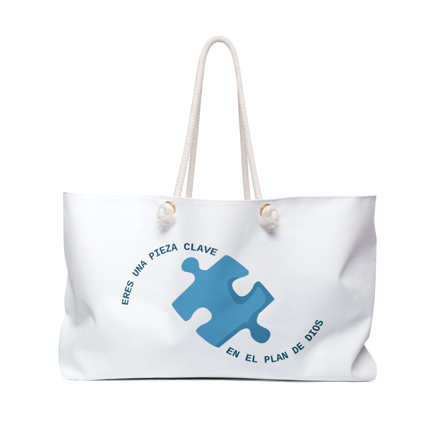 Weekender Bag — "Eres Una Pieza Clave"