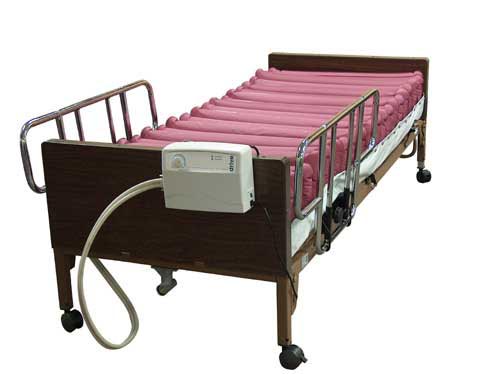 8" Low Air Loss Mattress System with APP Pump, Quiet, Vibration Isolation, LED Alerts, CPR Valve