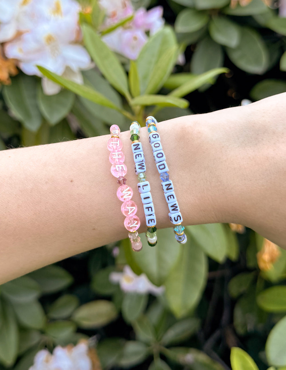 Pulsera con la letra del camino