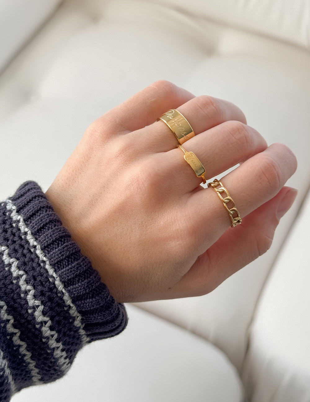 "Created With Purpose" Ring
