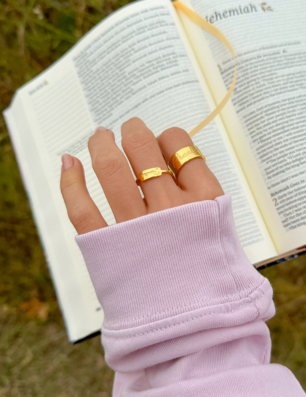 "Created With Purpose" Ring