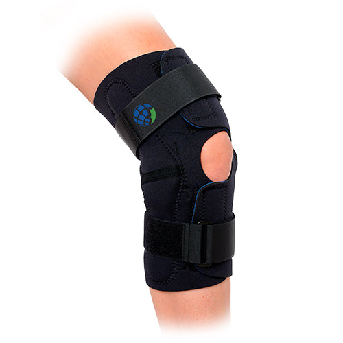 Rodillera envolvente con bisagra para dolor de rodilla leve a moderado - Talla pequeña (circunferencia de rodilla de 30 a 35 cm) 