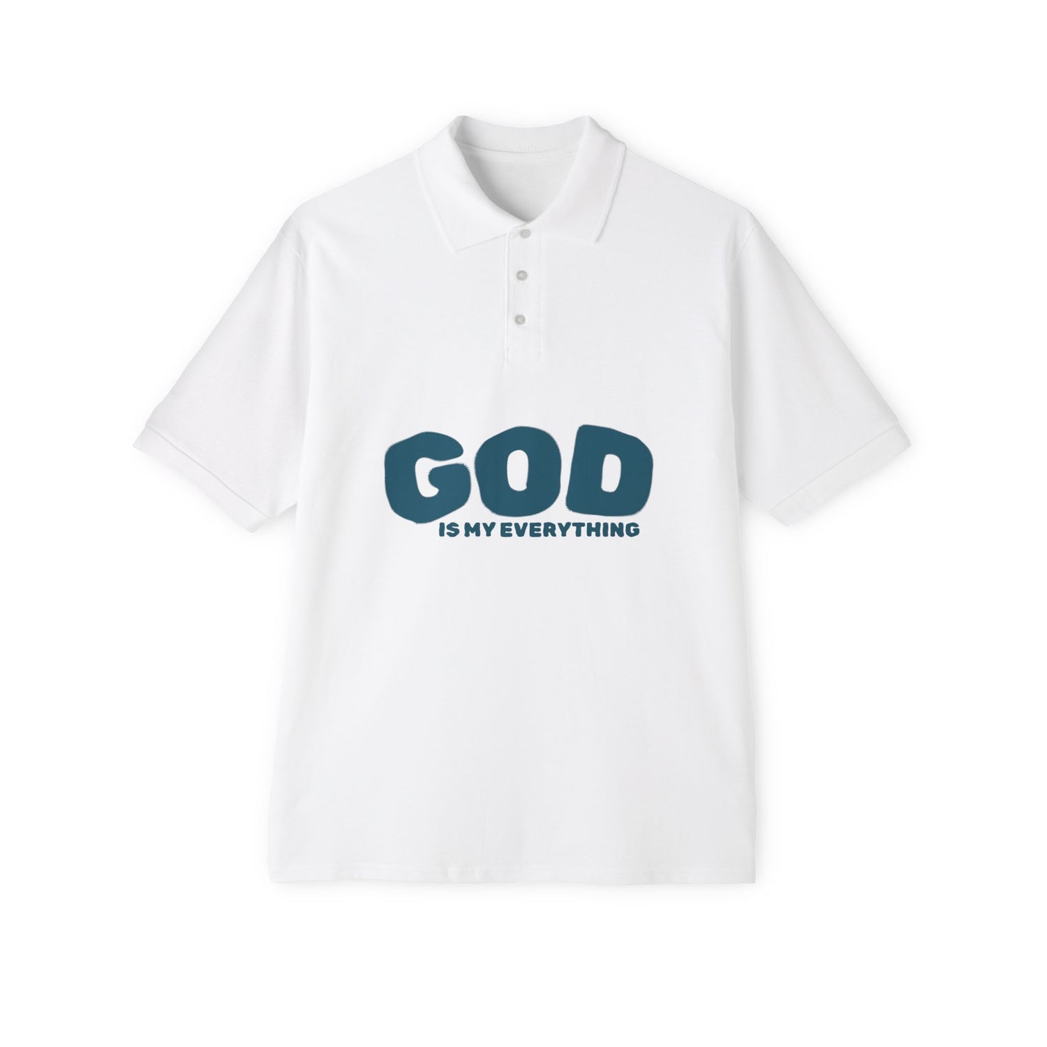 Copy of Men's Polo Shirt — "God is my everything"