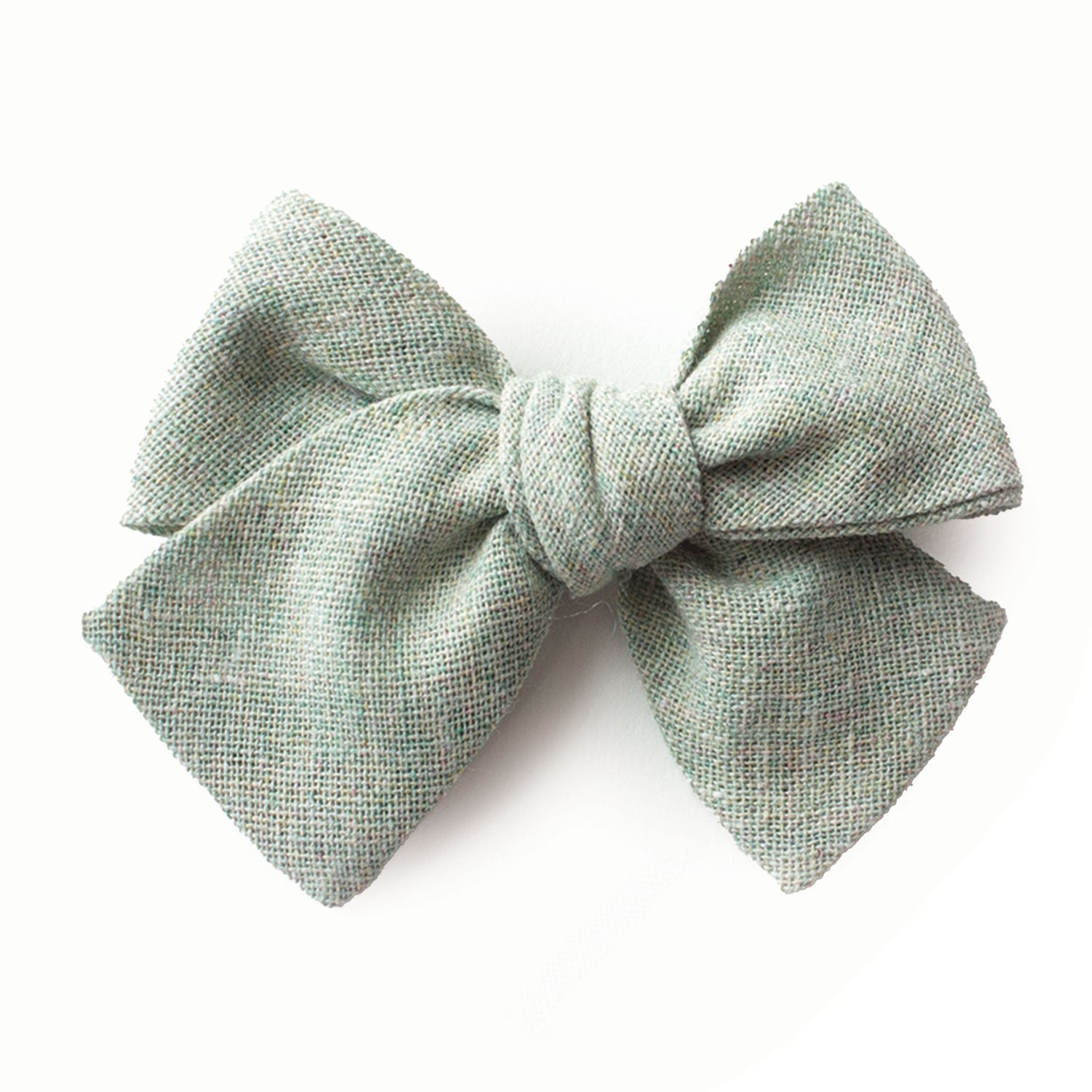 Add a Touch of Tranquility with the Sea Foam Petite Velvet Hair Bow