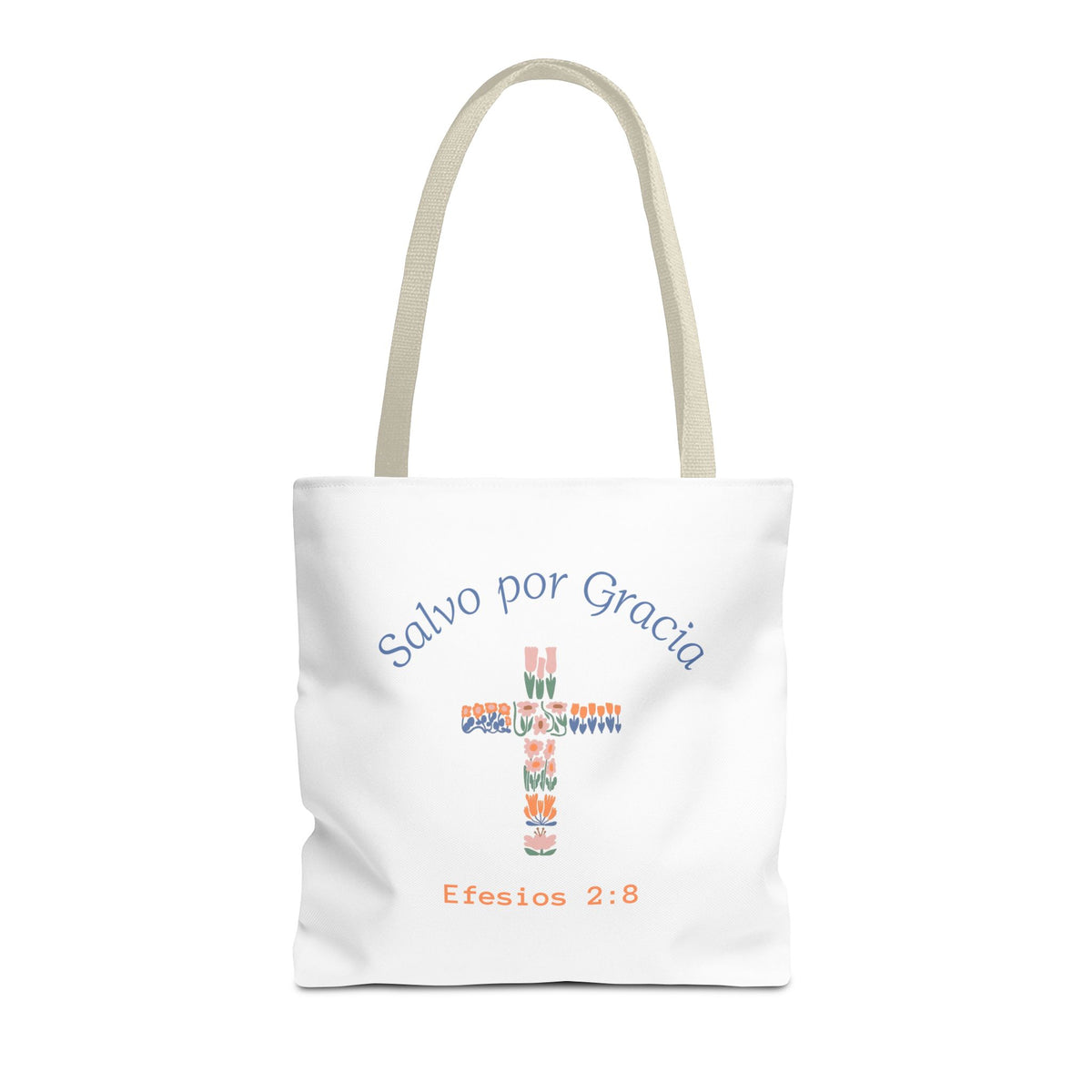Bolsa de tela cristiana — "Salvo por Gracia"