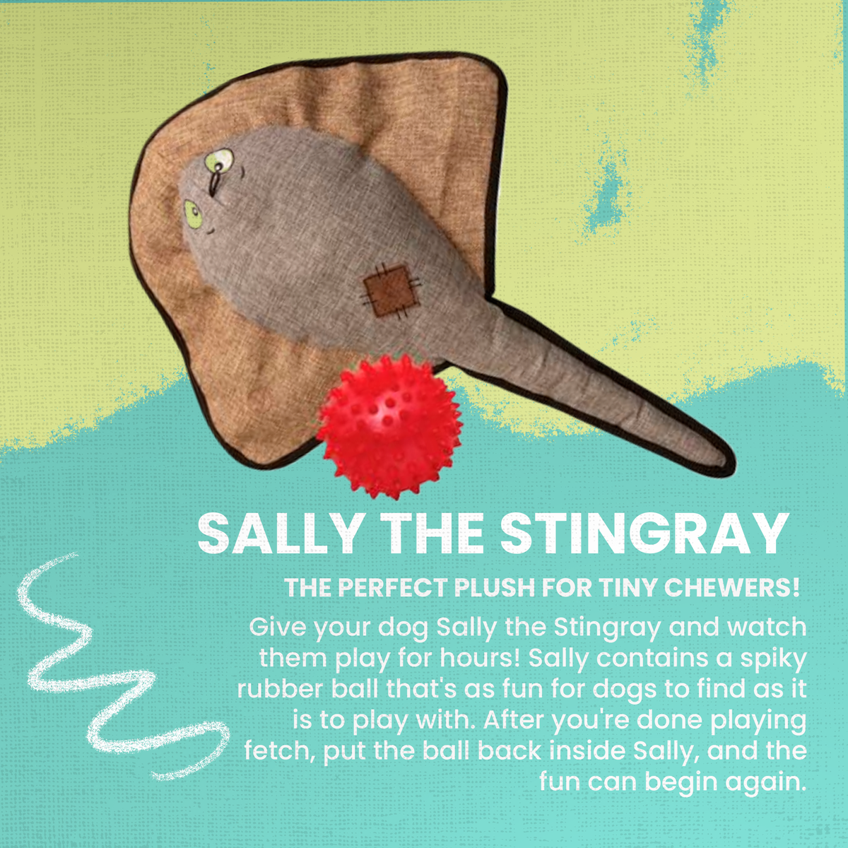 Juguete Chillón para Perro de Peluche Rayo Sally