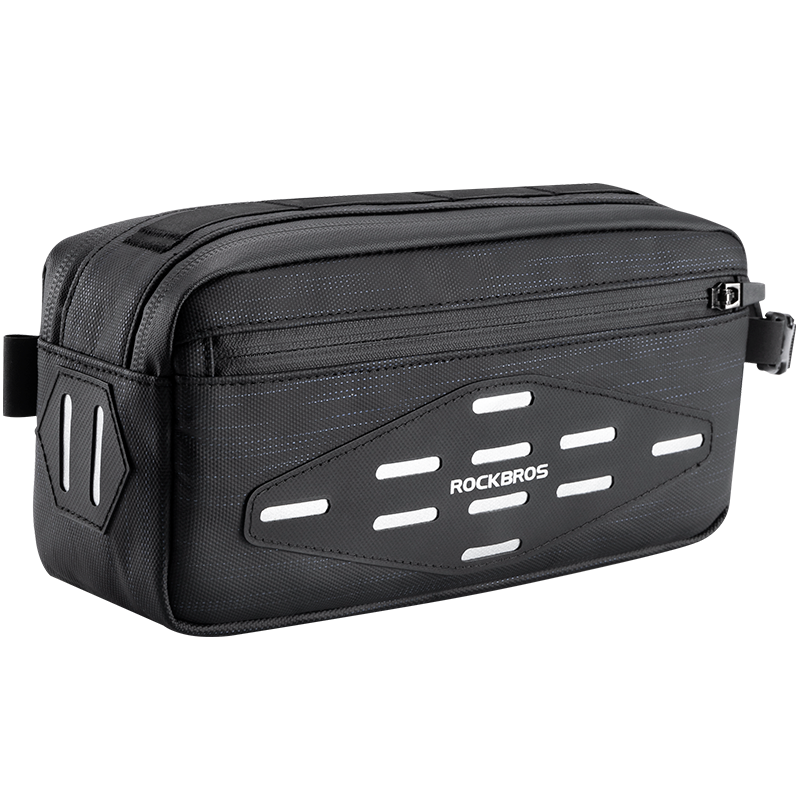 Bolsa de ciclismo ROCKBROS para manillar delantero de bicicleta, impermeable, 2 l