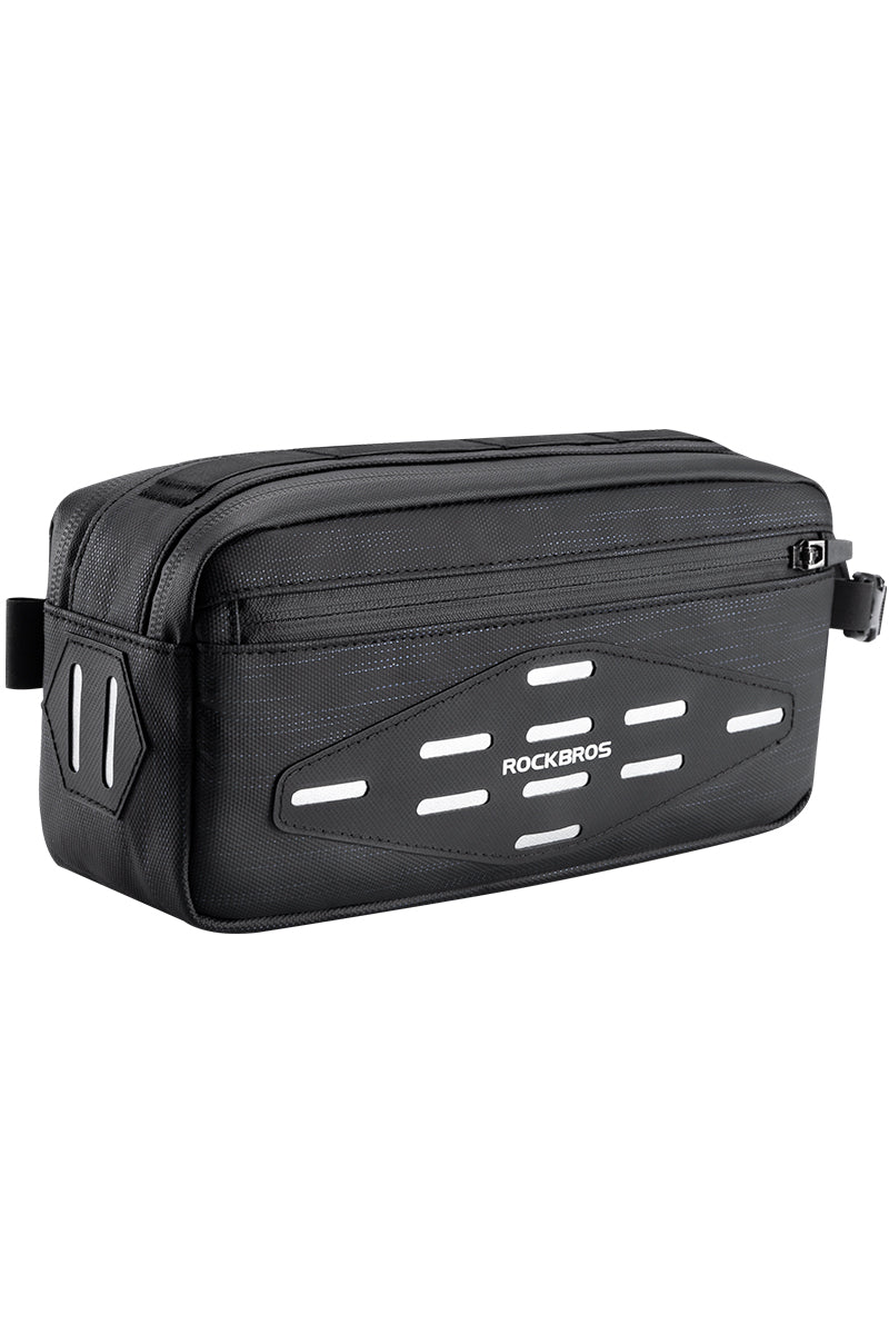 Bolsa de ciclismo ROCKBROS para manillar delantero de bicicleta, impermeable, 2 l