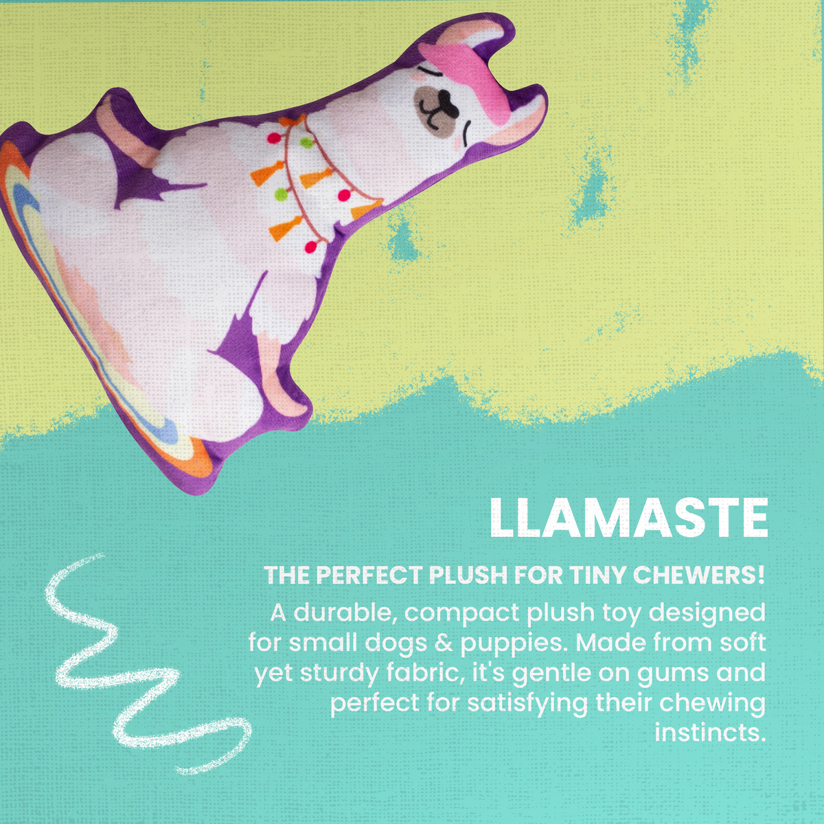 Llamaste Plush Dog Toy