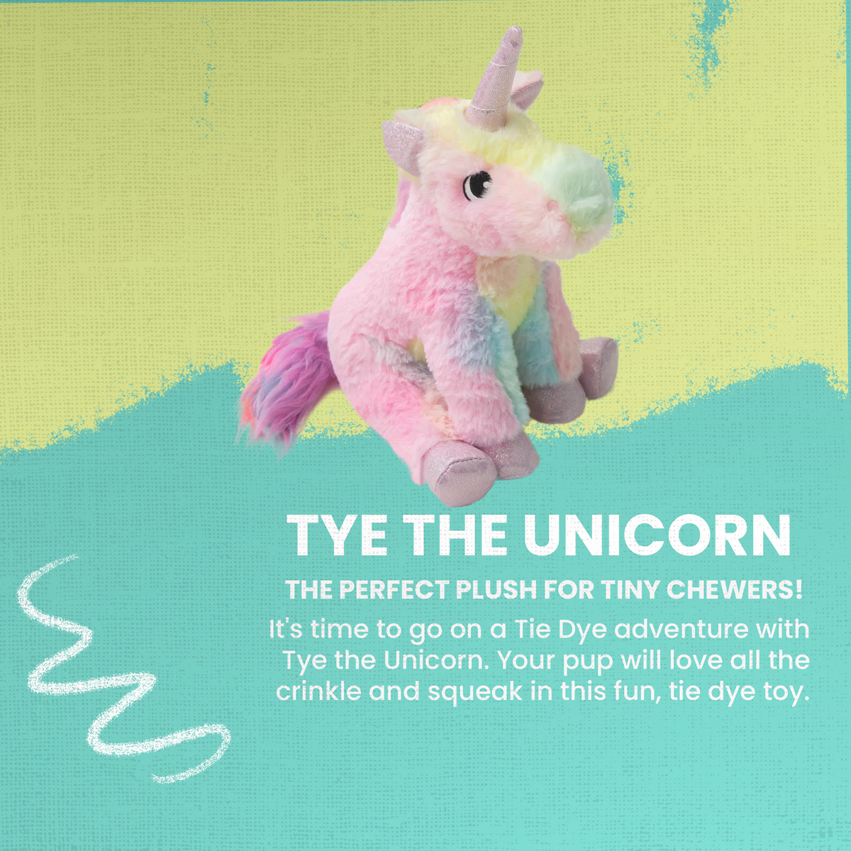 Juguete Chillón para Perro Tye el Unicornio de Peluche
