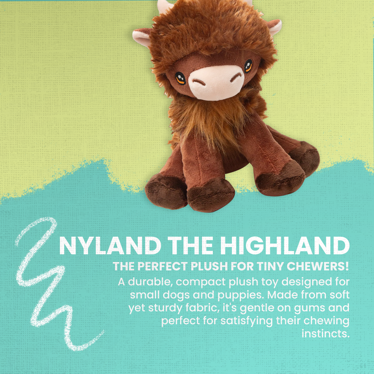 Nyland el perro de peluche Highland