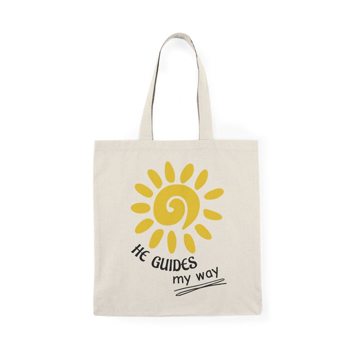 Tote Bag — "He guides my way"