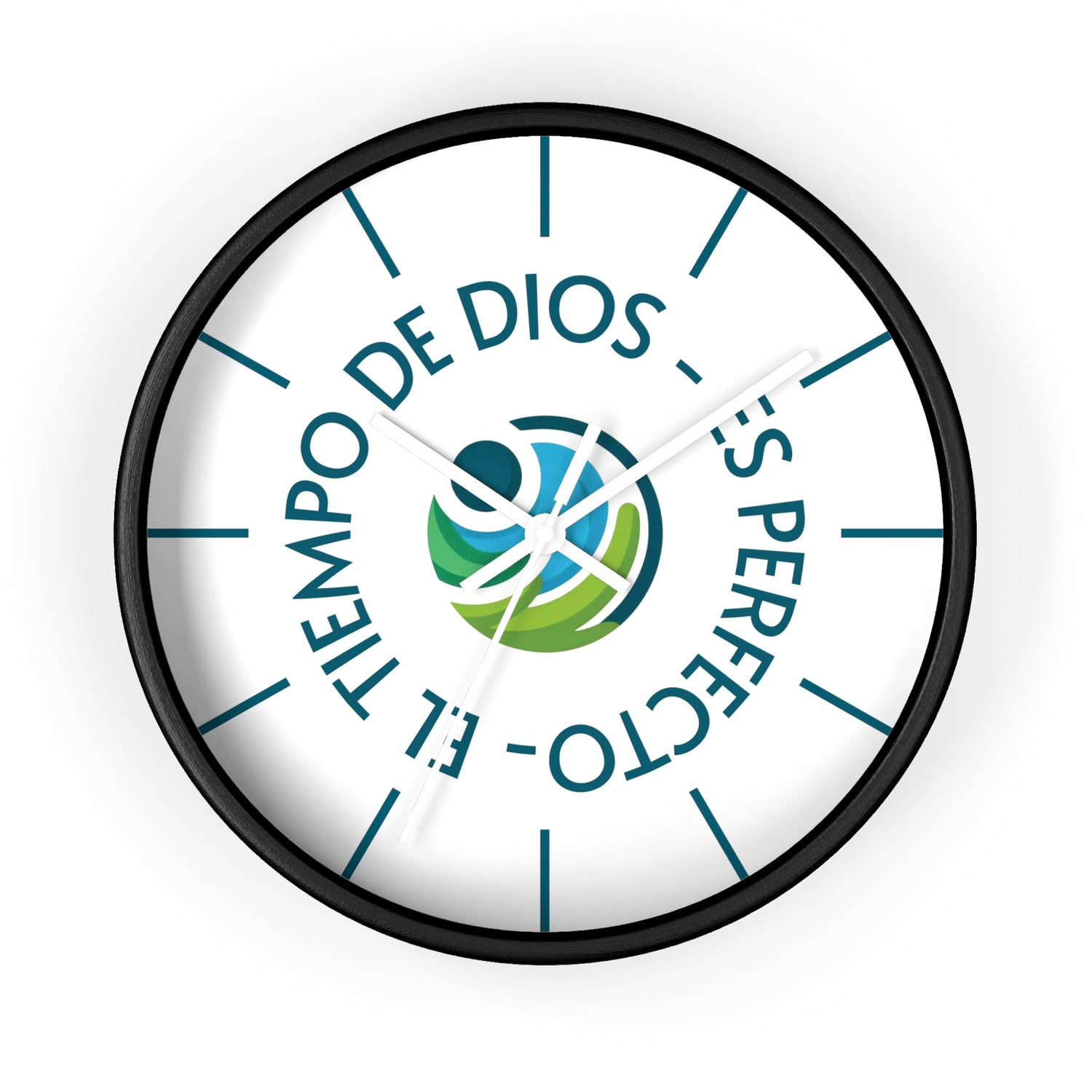 Wall Clock — "El Tiempo de Dios es Perfecto"