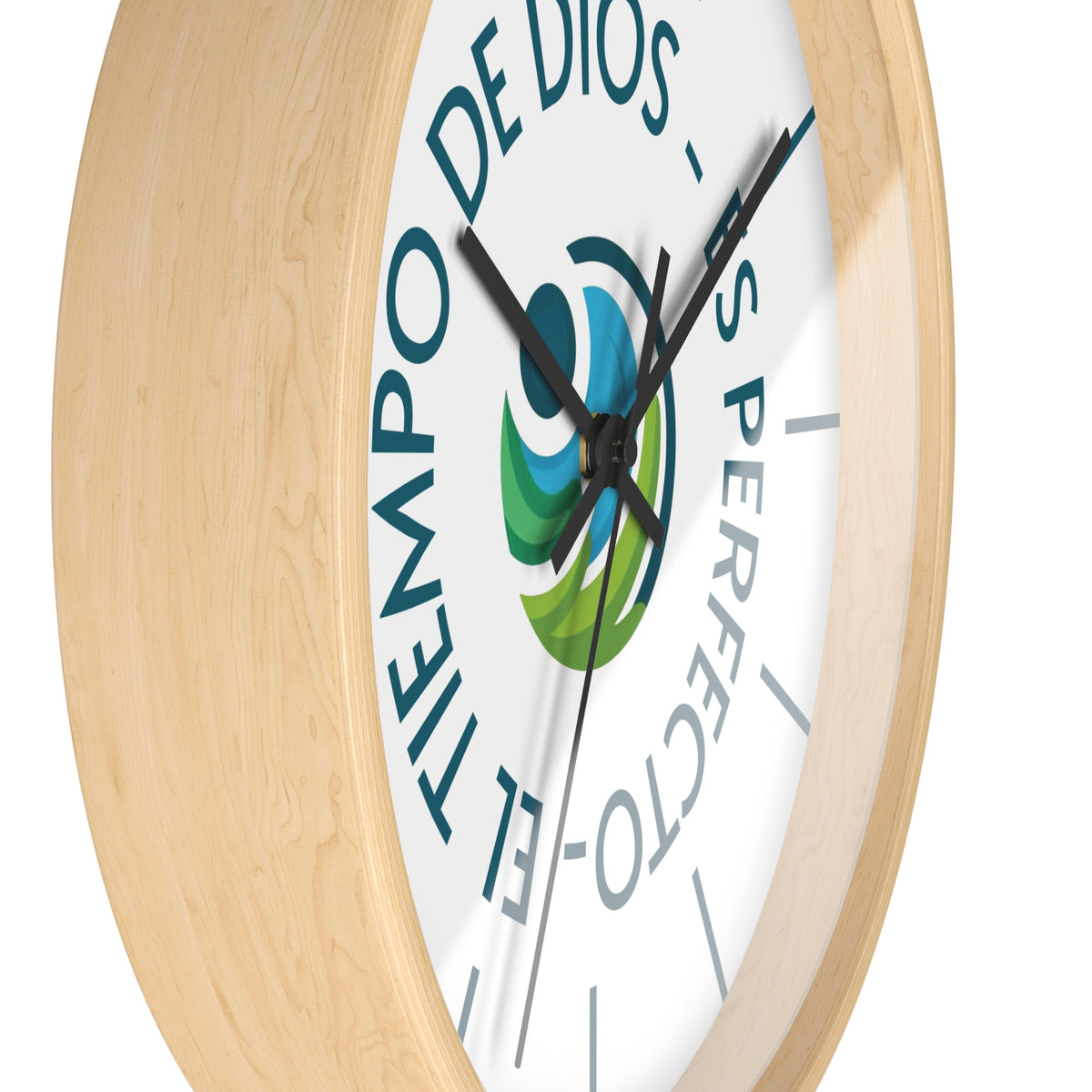 Wall Clock — "El Tiempo de Dios es Perfecto"