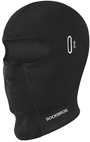 ROCKBROS - Gorro térmico de ciclismo, pasamontañas a prueba de viento, unisex, cálido