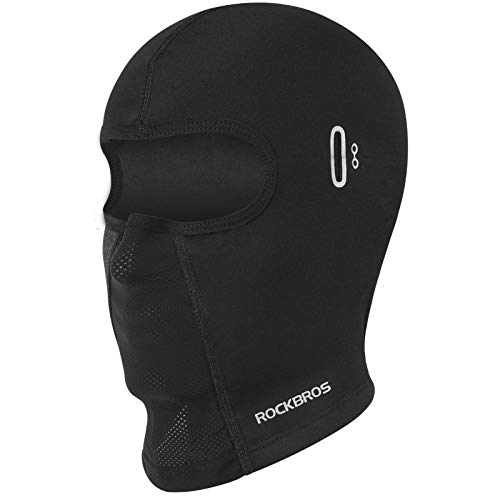 ROCKBROS - Gorro térmico de ciclismo, pasamontañas a prueba de viento, unisex, cálido