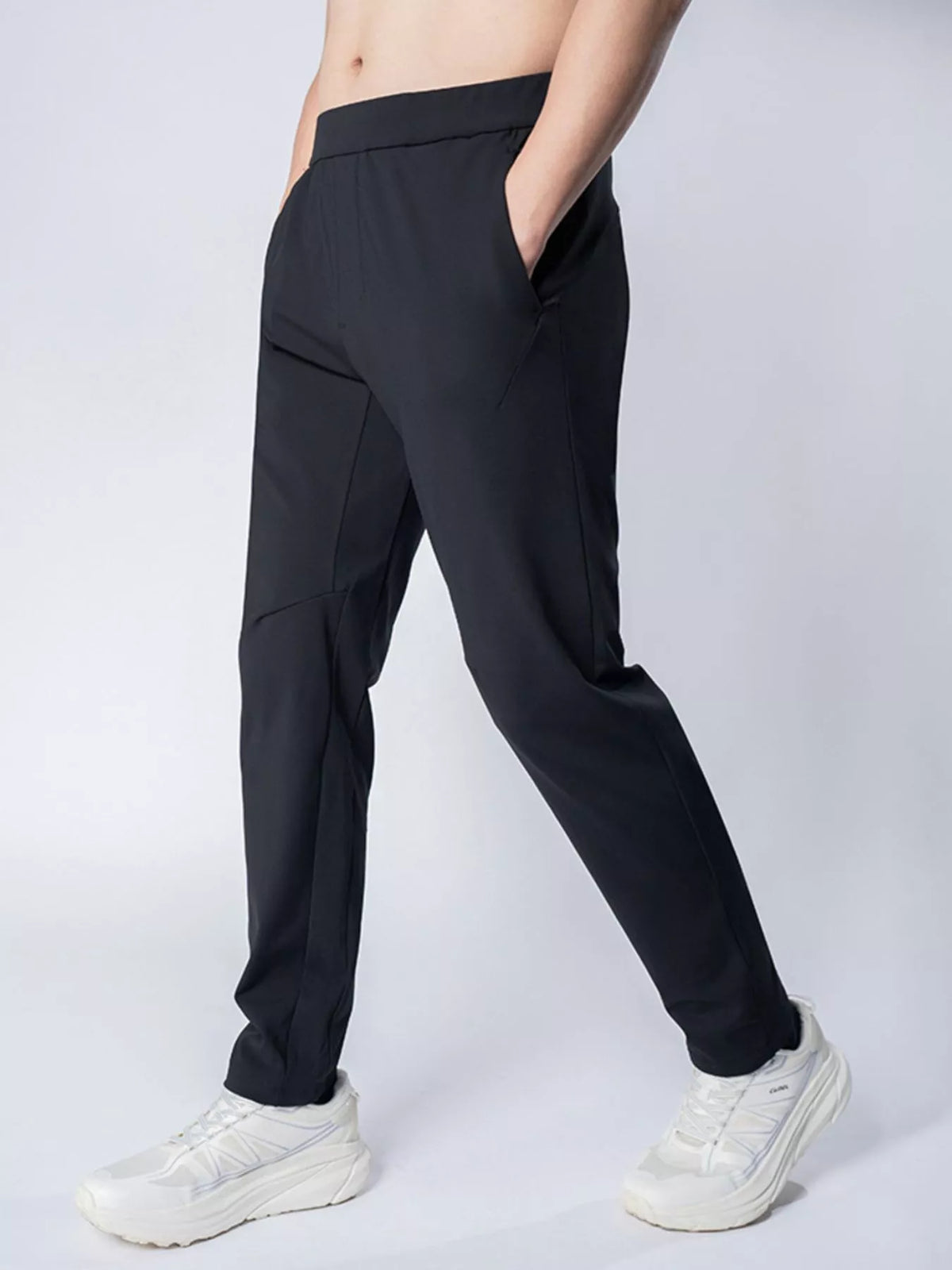 Pantalones elásticos ligeros de tallas grandes para hombre