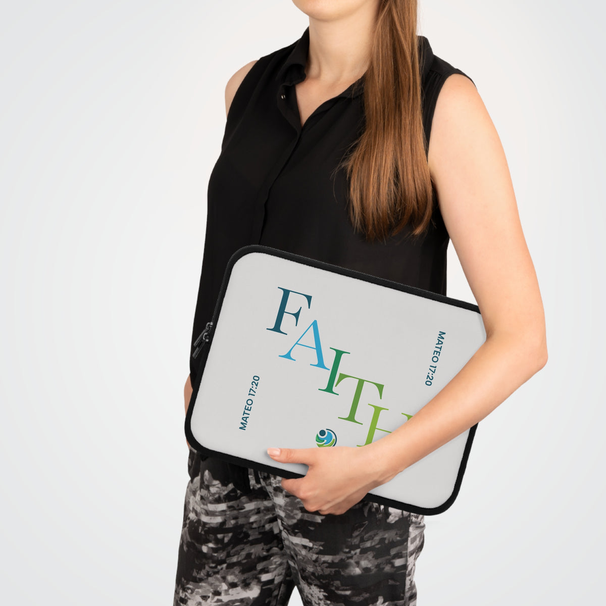 Faith Laptop Sleeve — Mateo 17:20