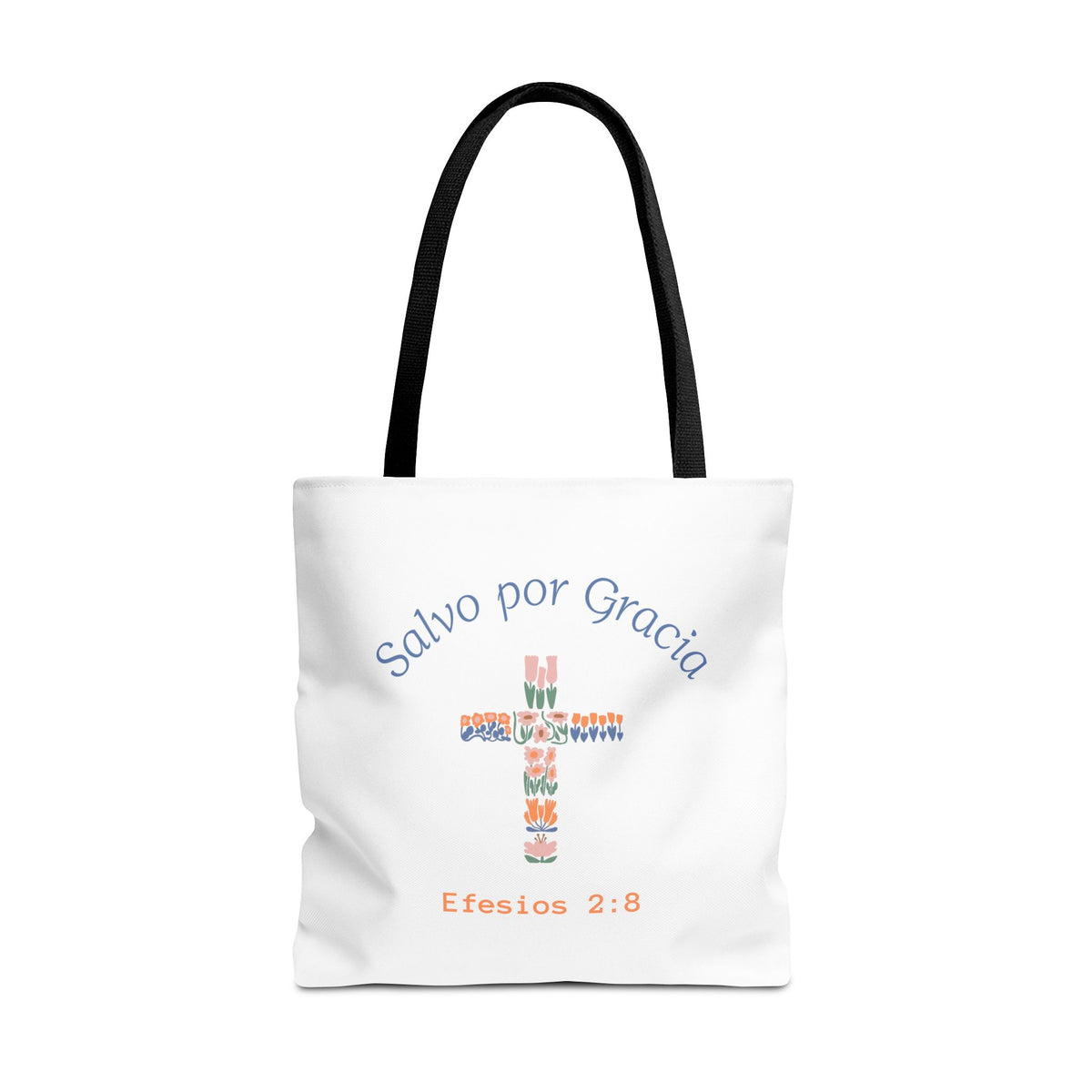 Bolsa de tela cristiana — "Salvo por Gracia"
