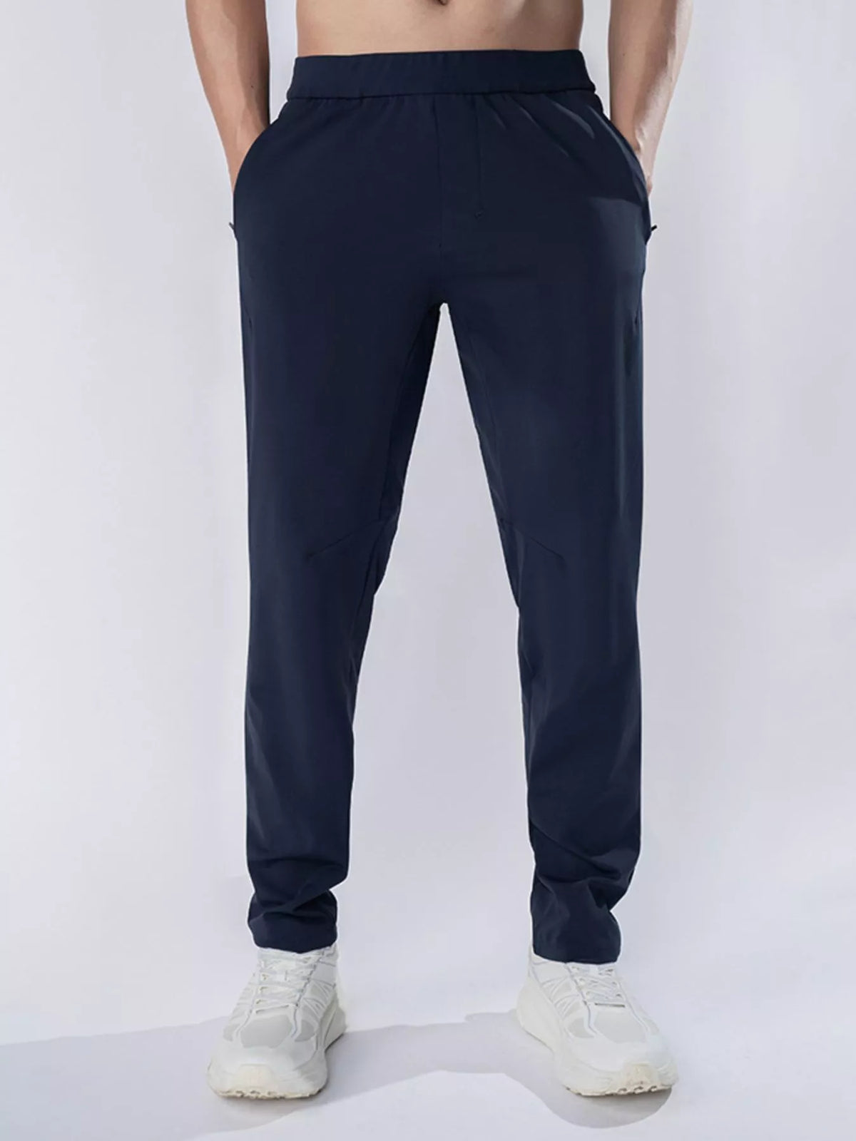 Pantalones elásticos ligeros de tallas grandes para hombre