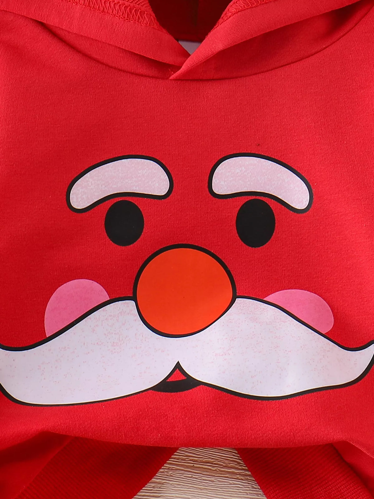 Conjunto de Sudadera con Capucha de Papá Noel y Pantalones para Niños