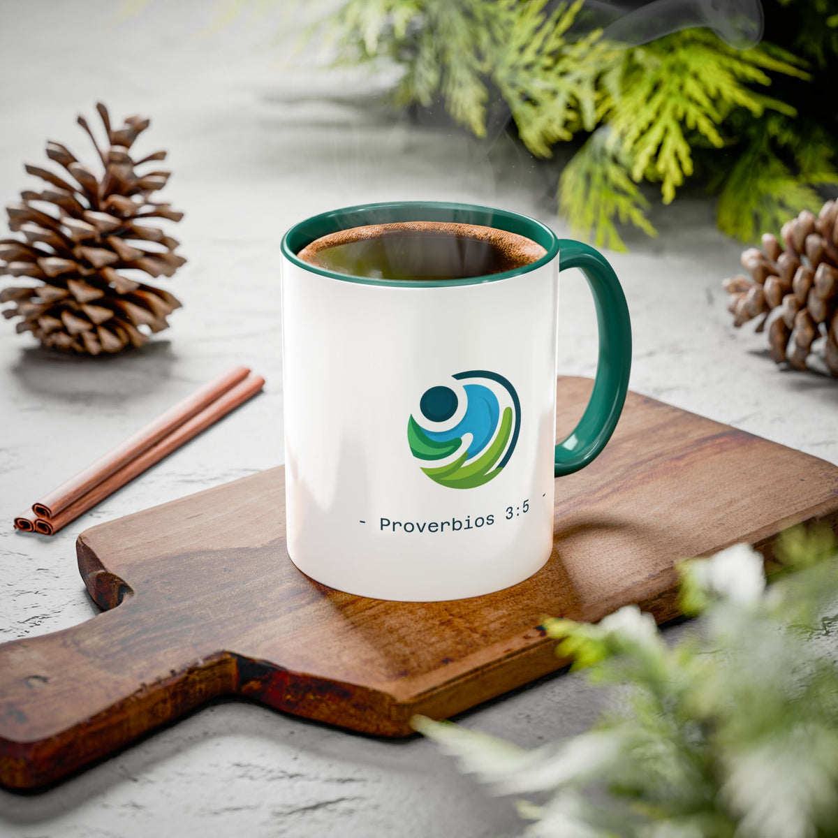 Taza de café Proverbios inspiradores (11 oz/15 oz) — Proverbios 3:5