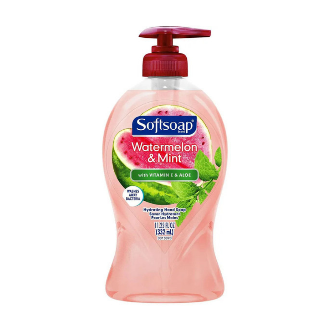 Jabón de manos hidratante Softsoap Sandía y Menta (315 ml)
