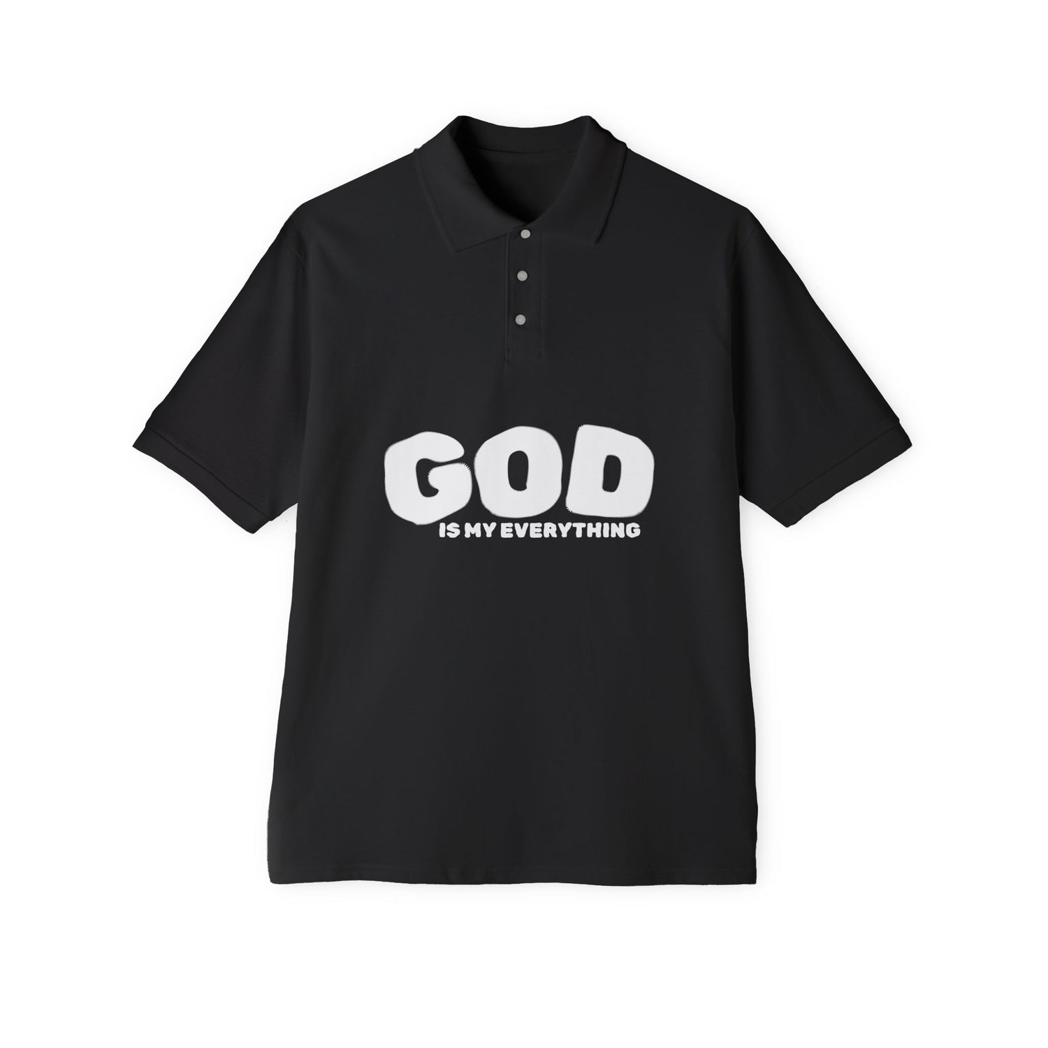 Copy of Men's Polo Shirt — "God is my everything"
