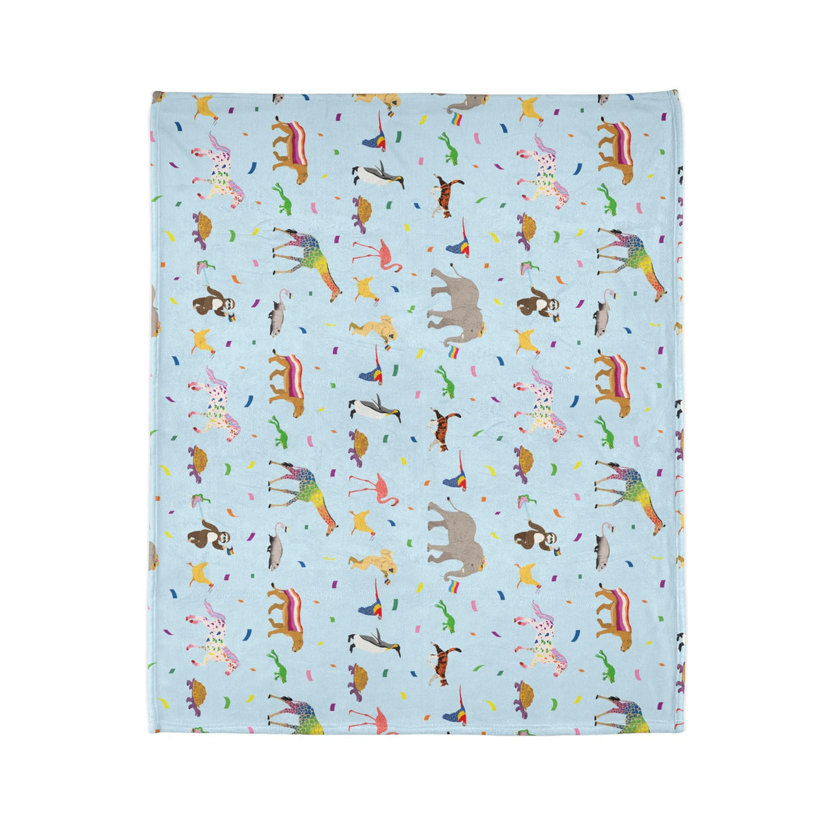 Rainbow on my Parade Pride Rainbow Flag Cozy Throw Blanket (50"x60")