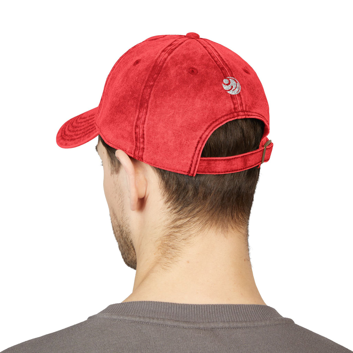 Embroidered Cross Vintage Cap