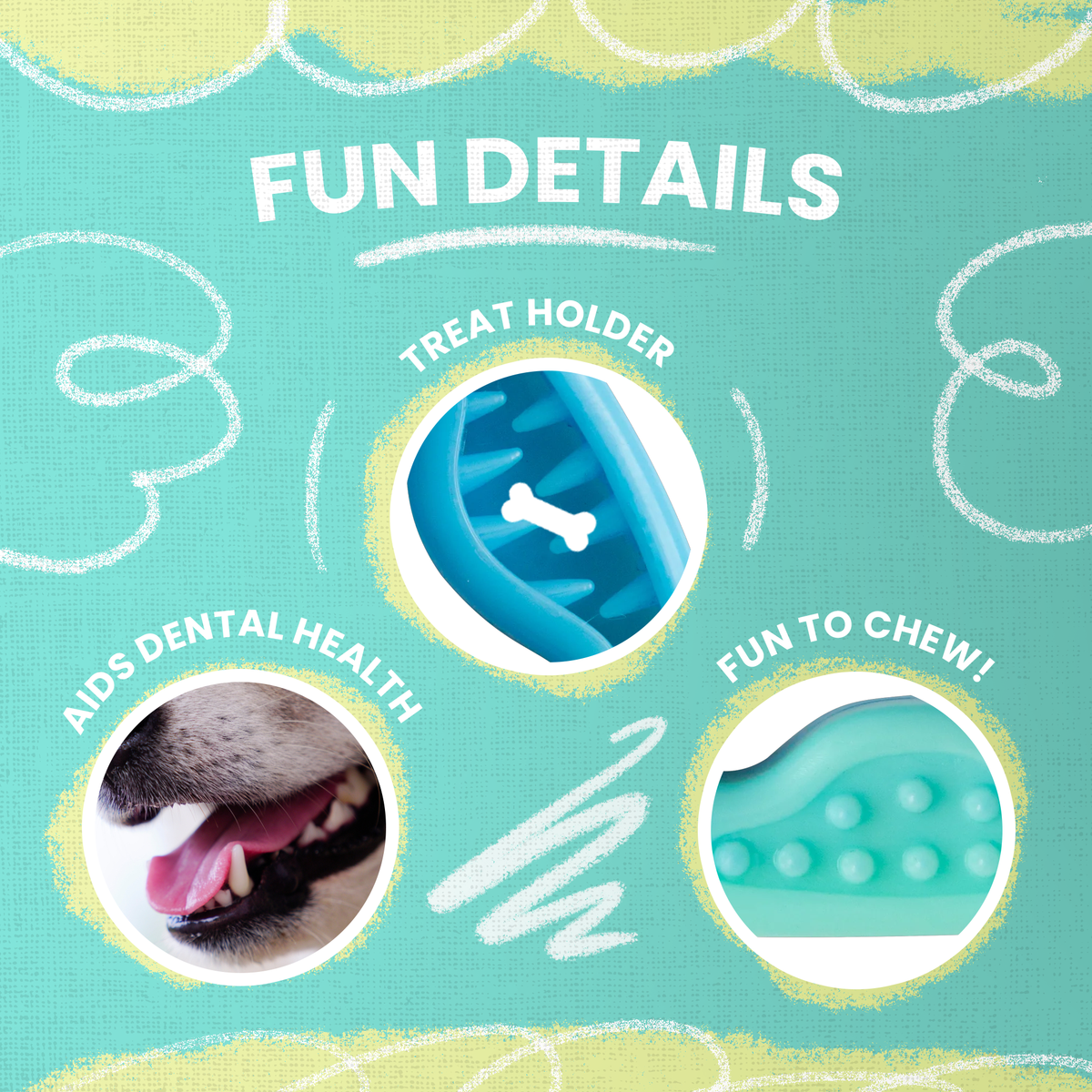 Go Stuff Yourself Triangle – Eco-Friendly Treat Puzzle Toy