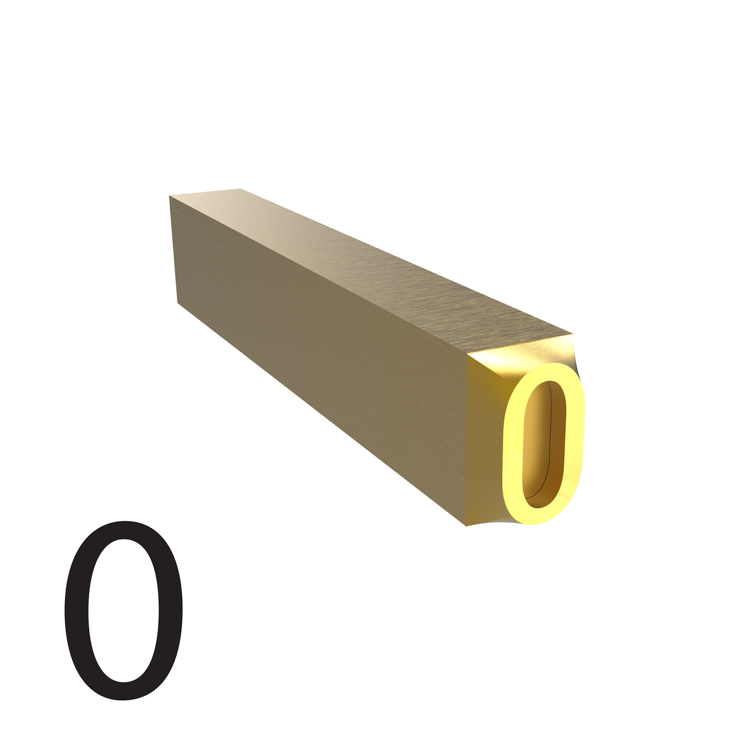 3mm Hot Stamp Type – 0