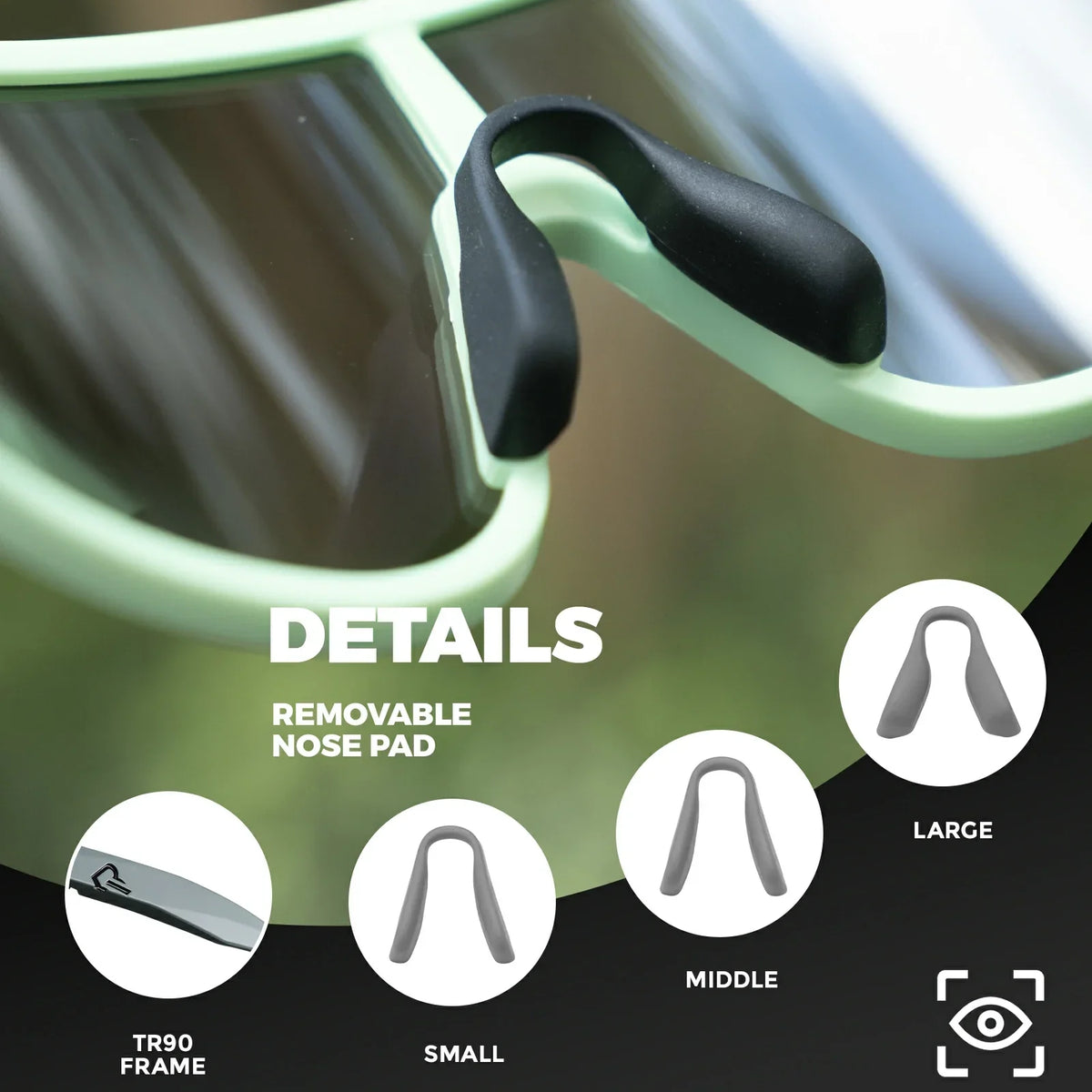 Gafas de sol de ciclismo ROCKBROS fotocromáticas polarizadas deportivas UV400 unisex