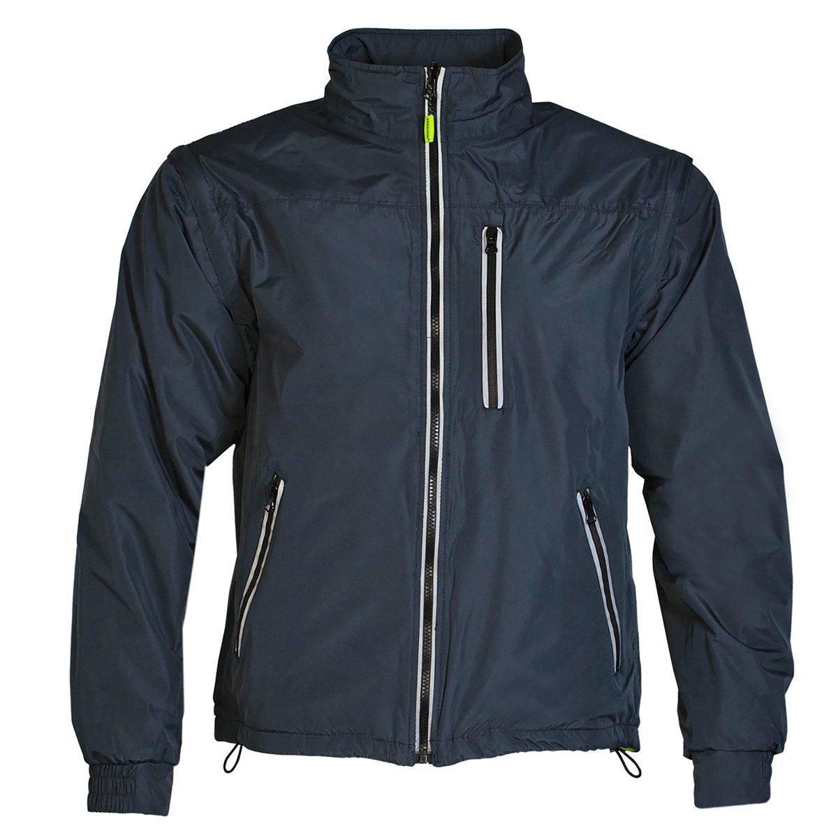 4 in 1 Hi-Vis Reversible Safety Jacket with Removable Sleeves