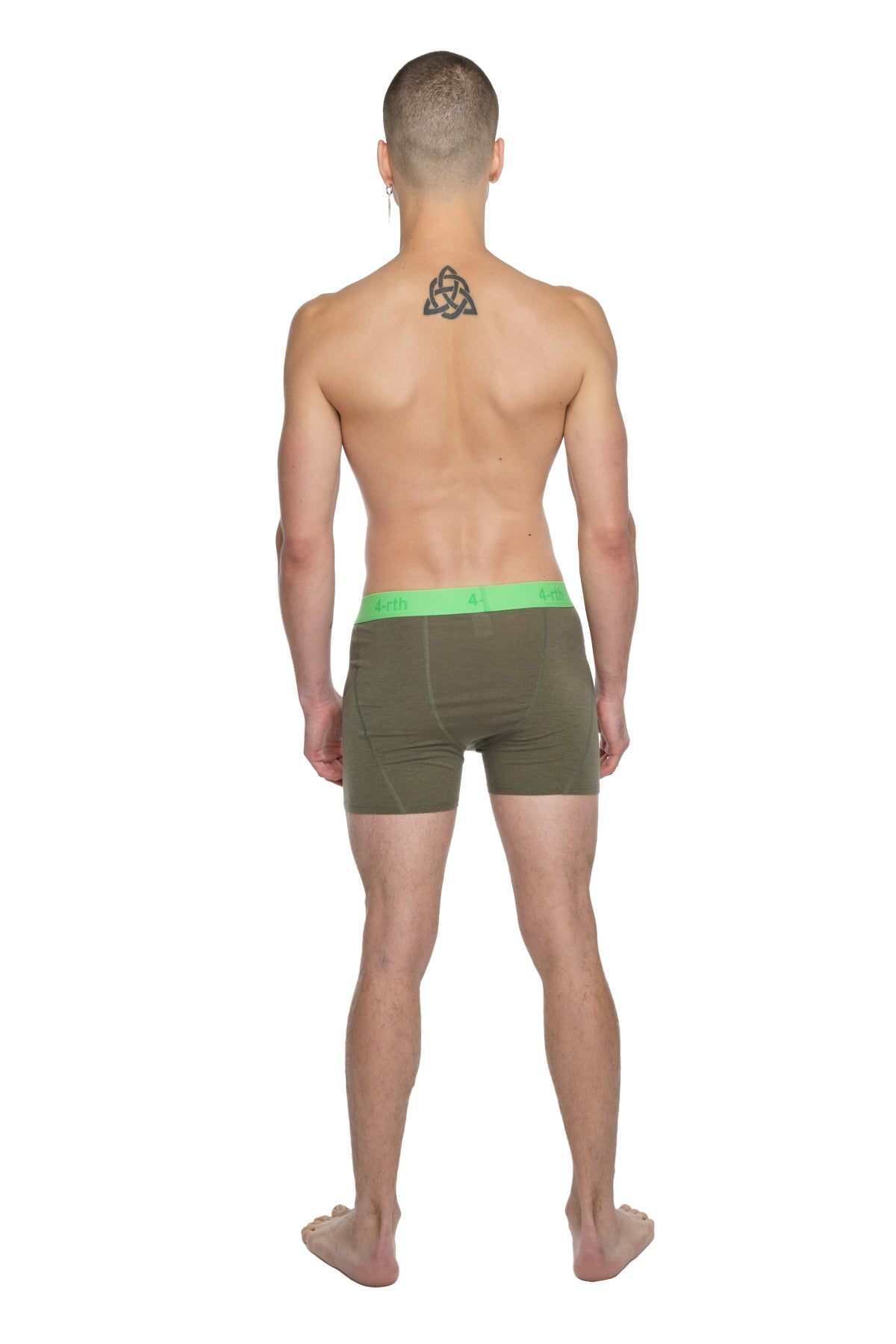 Leggings de yoga de alto rendimiento - Cortos (Verde oliva)