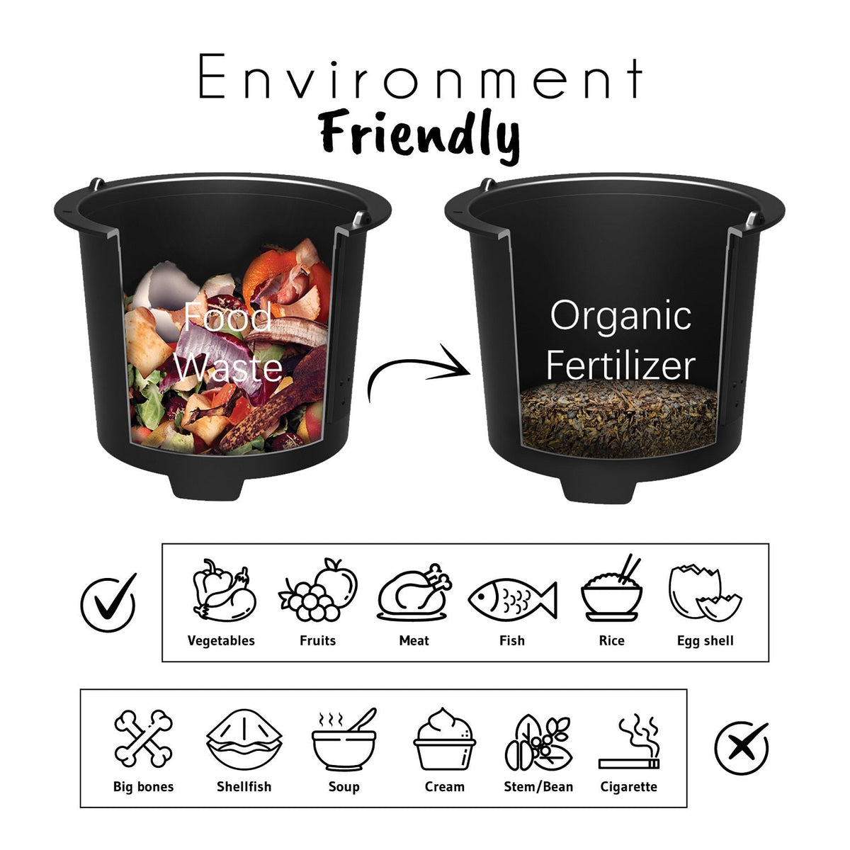 Compostador de residuos alimentarios