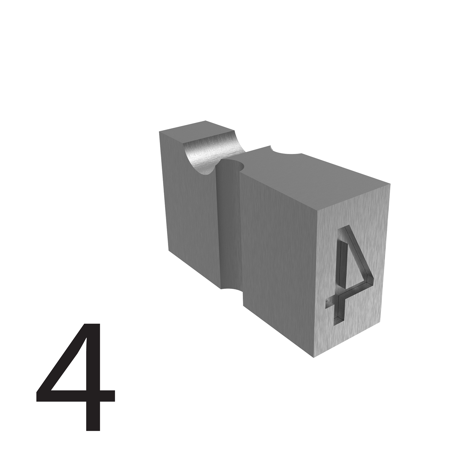 Tipos de relieve de 4,9 mm - 4